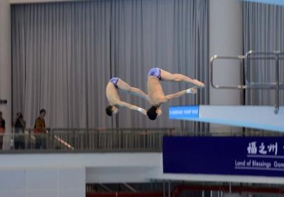 首届全国青运会跳水比赛广州队已夺4金