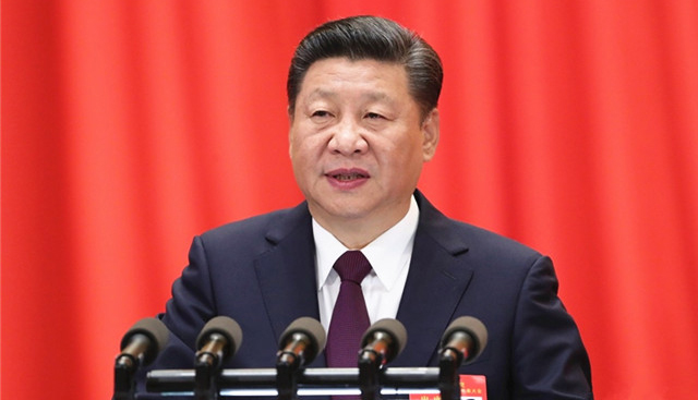 習近平在中國共產黨第十九次全國代表大會上作報告