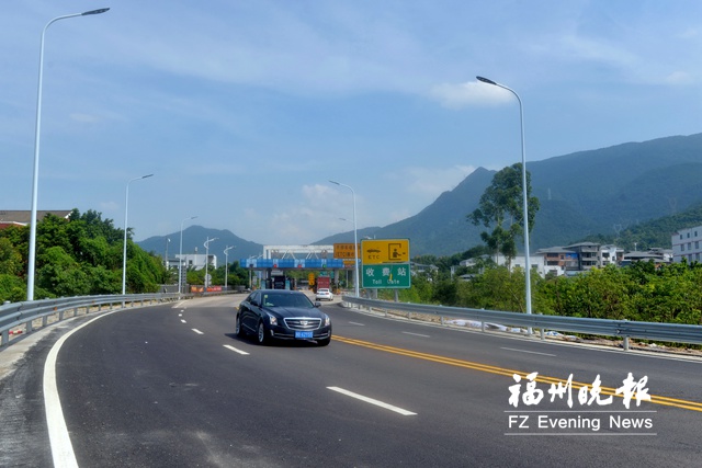 福银高速竹岐互通连接线改造工程完工--福建频道--网