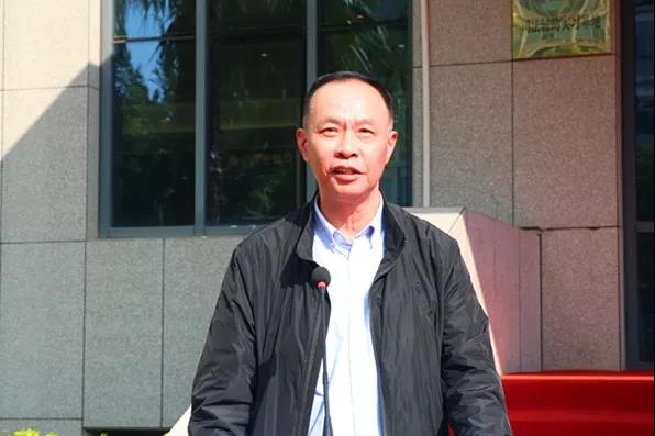 厦门市委政法委副书记姚新民致辞.翔安法院供图