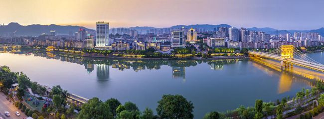 沙溪一河兩岸全景。陸輔春攝