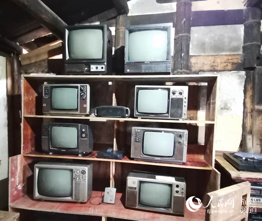 老式電視機。漳平市融媒體中心供圖