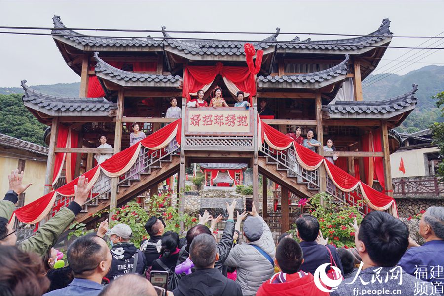 閩侯縣小箬鄉第一屆“四知”文化節開幕。 閩侯縣委宣傳部供圖