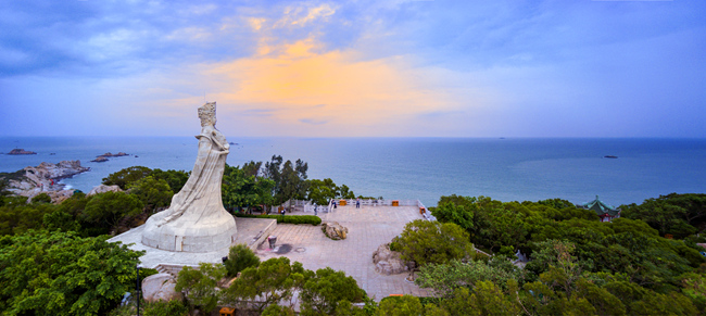 湄洲岛是"海上女神"妈祖的诞生地.莆田市委宣传部供图