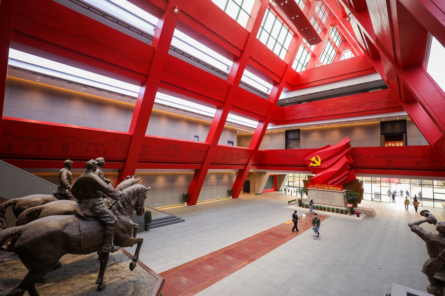 寧化縣長征出發紀念館內。黃尉峰攝