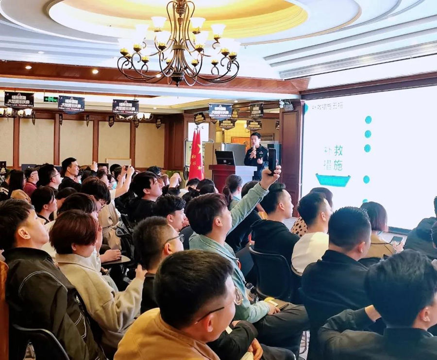 反詐宣傳進企業。洋中派出所供圖