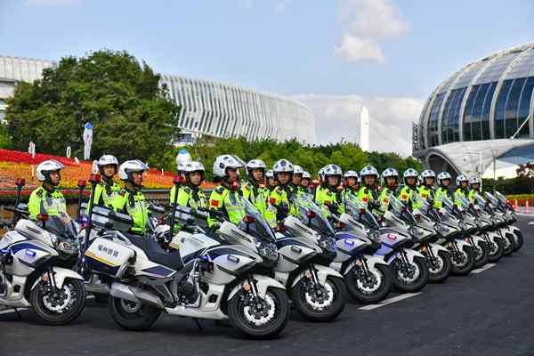 福州交警“上新”30辆智慧铁骑。福州交警供图