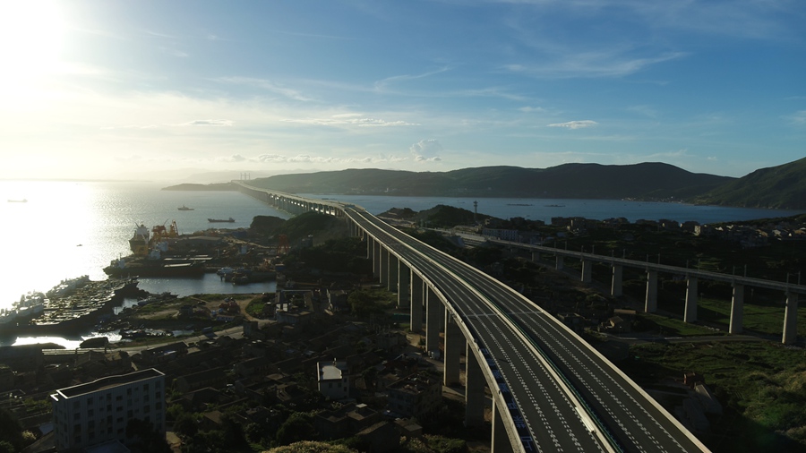 平潭海峽公鐵大橋。福州高速公司供圖