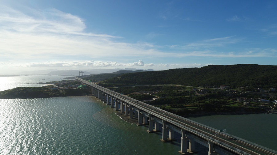 平潭海峽公鐵大橋。福州高速公司供圖