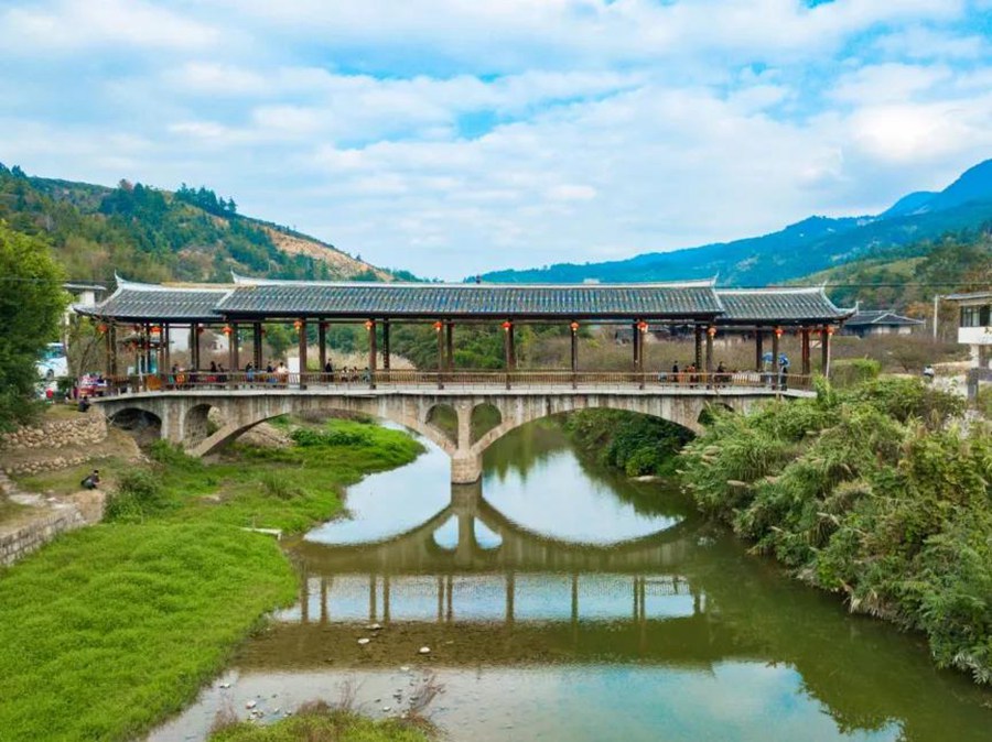 嵩口镇月洲村。福州市文旅局供图