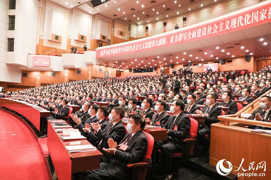 中國共產黨福建省第十一次代表大會在福州開幕。人民網 蘭志飛攝