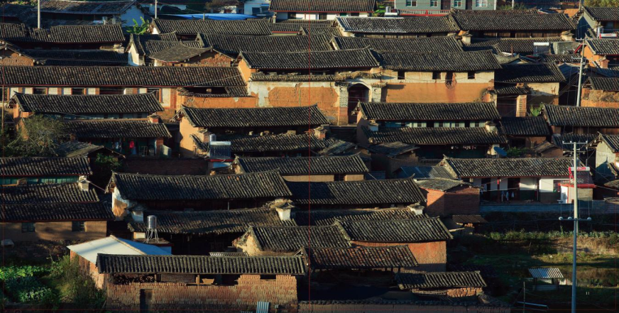 滇中茶马古道重镇：振太紫马街古村落。杨兆强摄