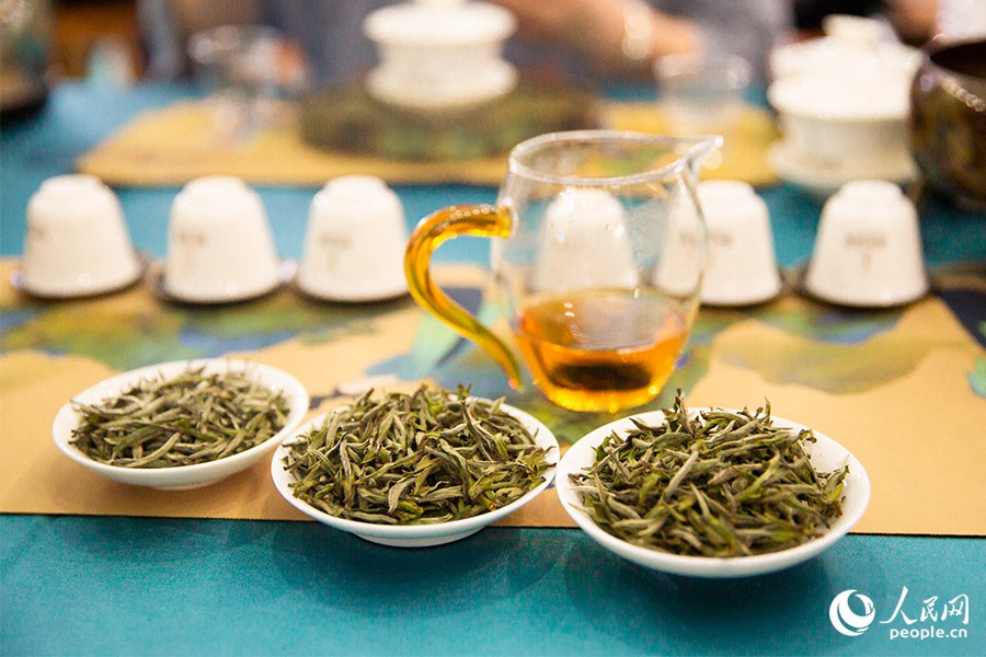 優越的生態環境和精湛制茶技藝，造就了政和茶葉獨特的品質。人民網 焦艷攝