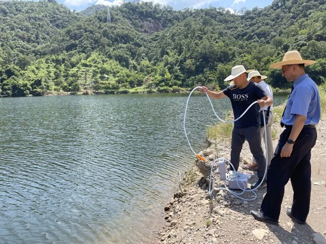 莒溪風景區採水點。人民網 林東曉攝