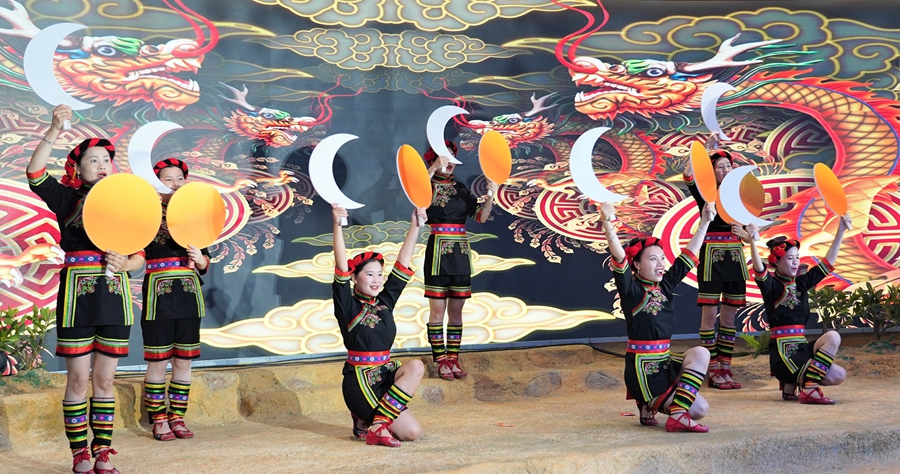 畲族传统舞蹈表演。福建省高速集团供图
