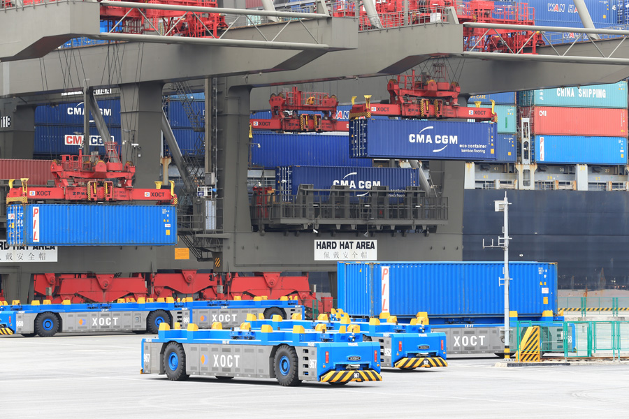 厦门港远海码头是全国首个5G全场景应用智慧港口（资料图）。福建省港航事业发展中心供图