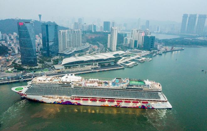 厦门港同步推进国际一流邮轮母港建设。厦门港口管理局供图