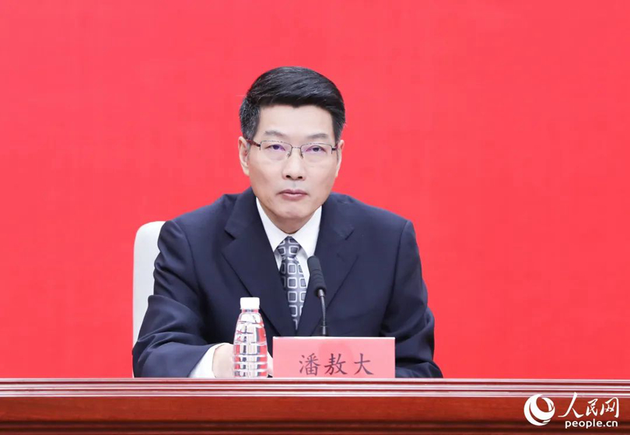 福建省气象局党组书记、局长潘敖大。杨俊杰摄