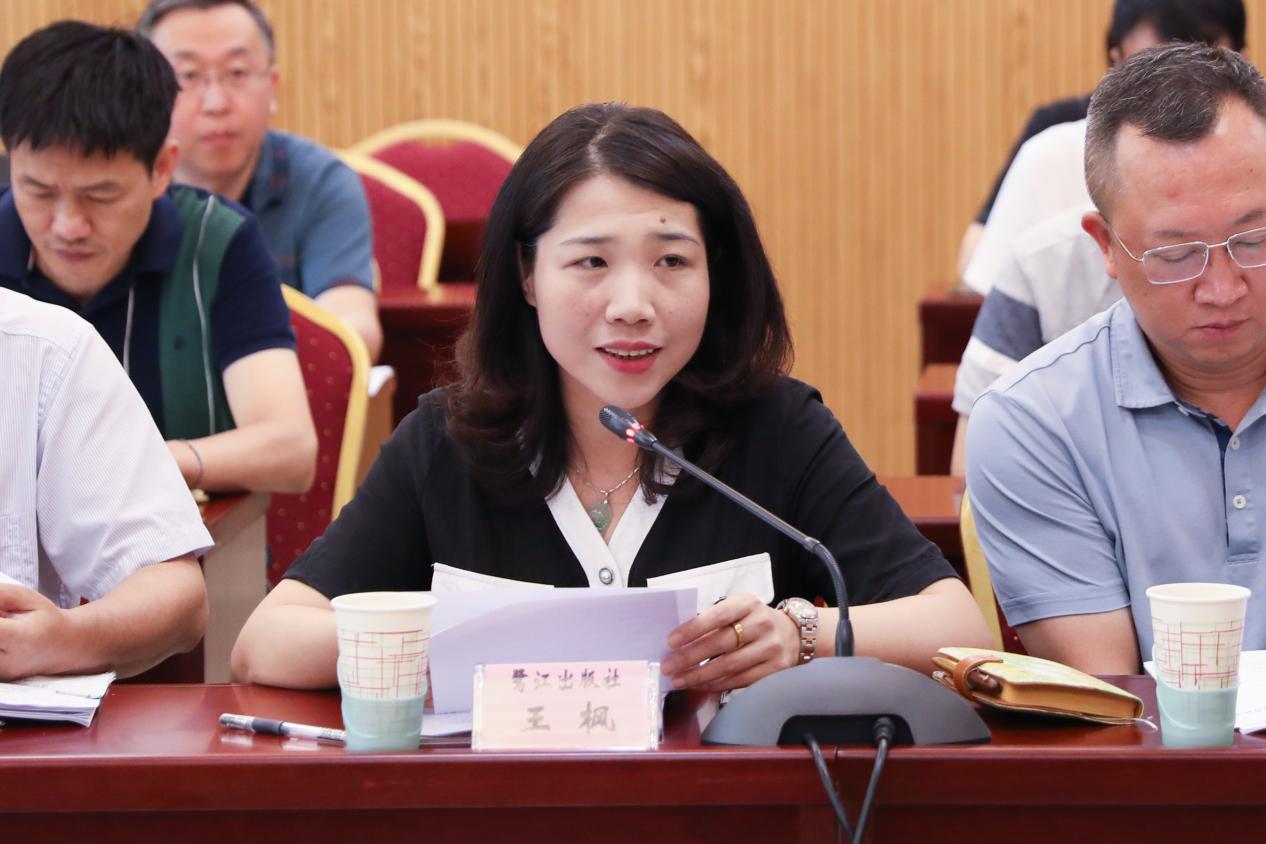 鹭江出版社总经理助理王枫。杨俊杰摄