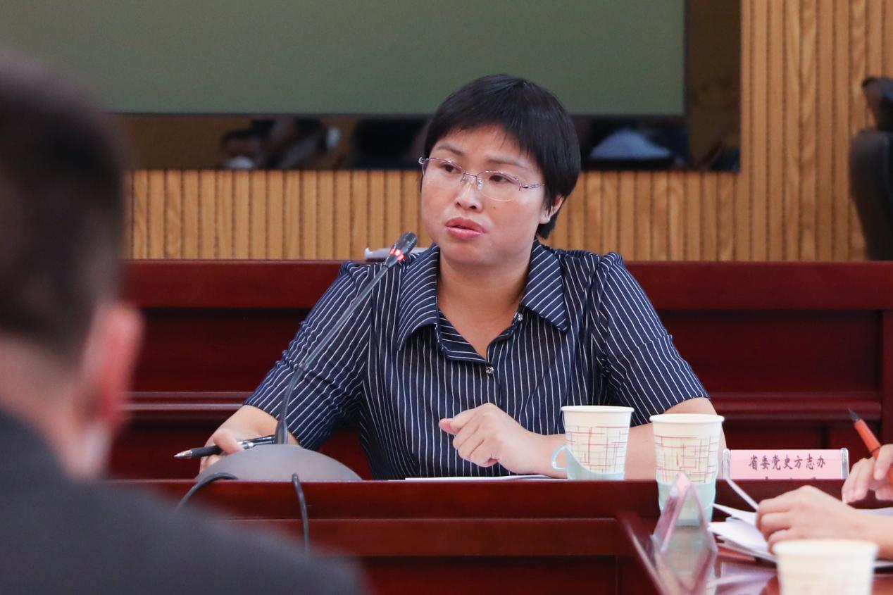 福建省委党史方志办二级调研员李连秀。杨俊杰摄