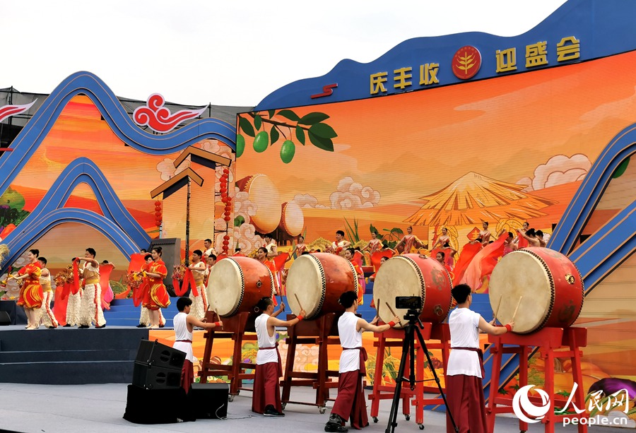 2022年“中国农民丰收节”福建省主会场活动在福州市永泰县举行。人民网 林晓丽摄