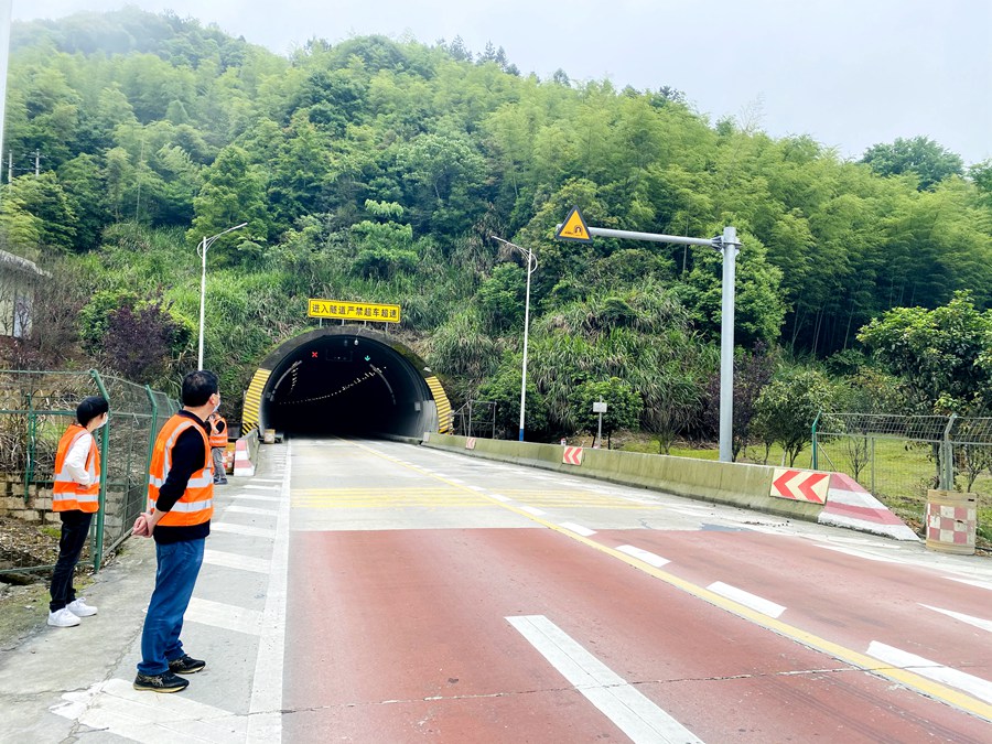 宁德蕉城东胡隧道洞口路段。宁德市公路事业发展中心供图