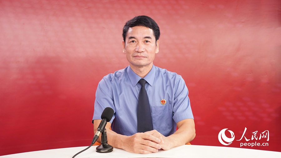 福州市仓山区人民检察院党组书记、检察长吴世如。人民网 兰志飞摄