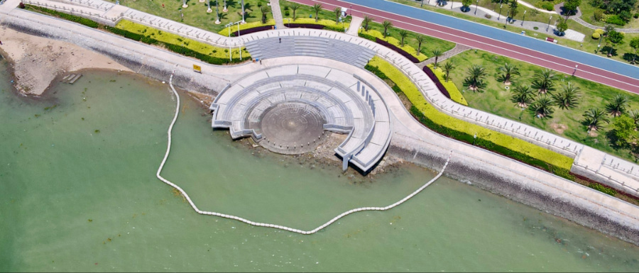 环东海域浪漫线地标之一潮汐公园（资料图）。主办方供图