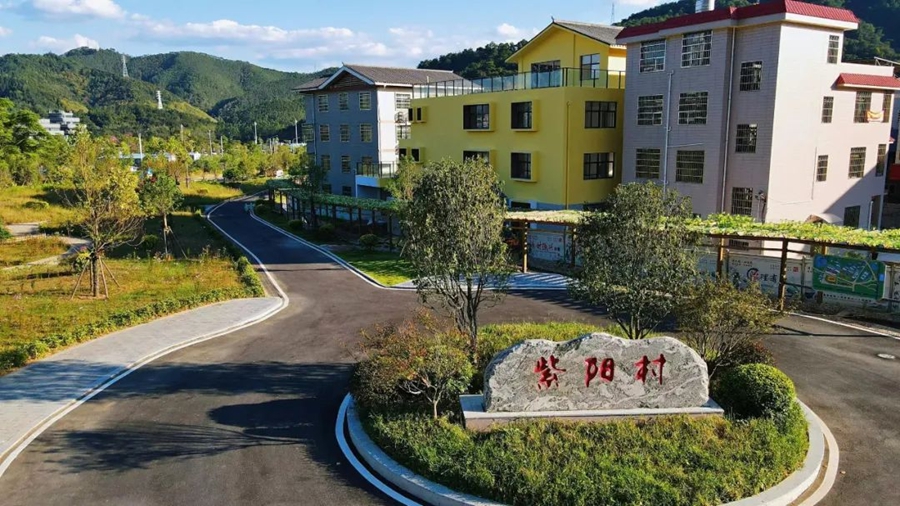 紫阳村游园景观和村口景观等项目已陆续完工并交付使用