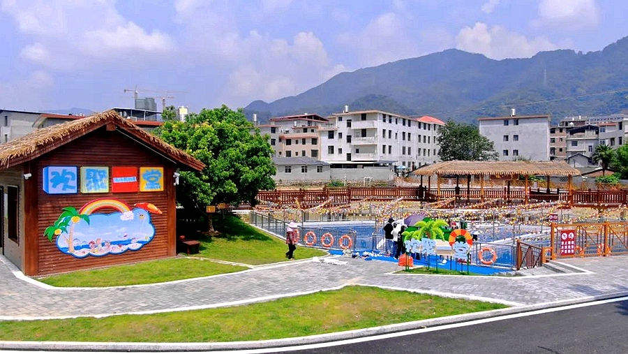 改造建设后的紫阳村一角