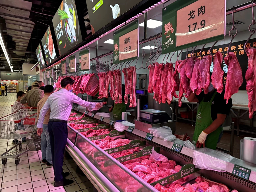 福州肉菜蛋等主要副食品市场储备充足、价格稳定。永辉超市供图供图
