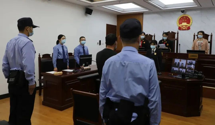 庭审现场。漳州市中级人民法院供图