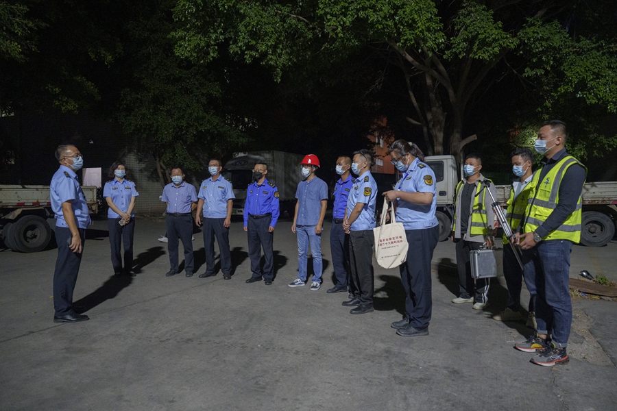 同安多部门联合守护静夜。同安生态环境局供图