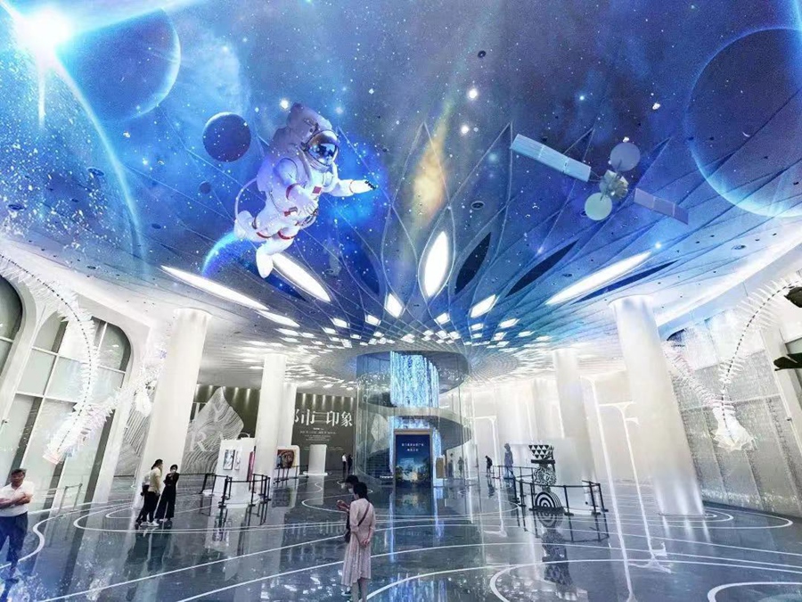金鸡奖元宇宙线下体验点。图片来源厦门地铁