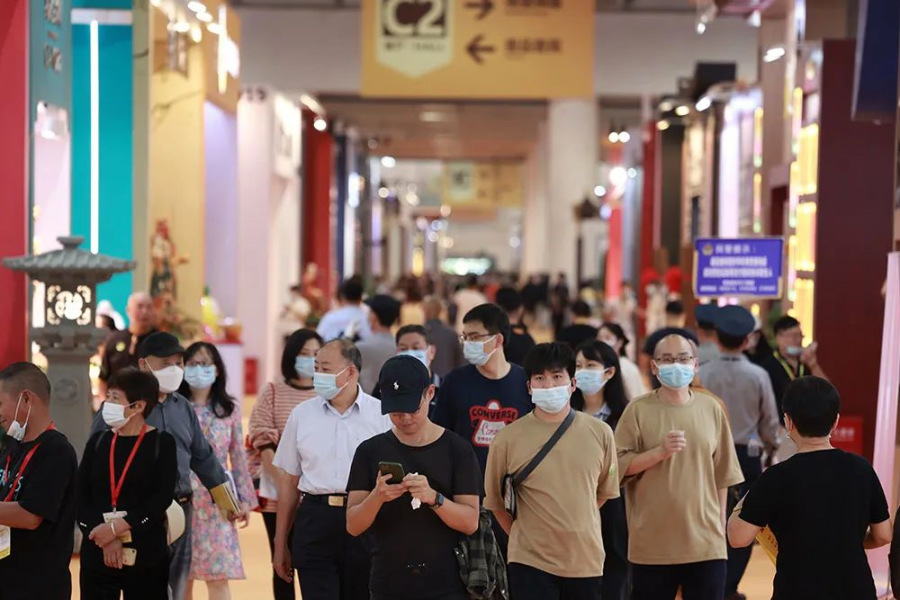 17日，第十七届中国厦门国际佛事用品（秋季）展览会等4大展会在厦门同期开展。主办方供图