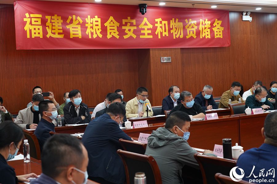 相关单位代表发言。人民网 吴舟摄