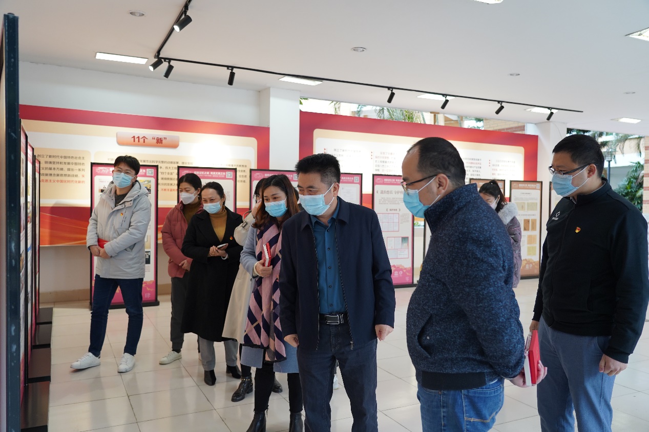 閩江學院展覽現場。福建省檔案館供圖