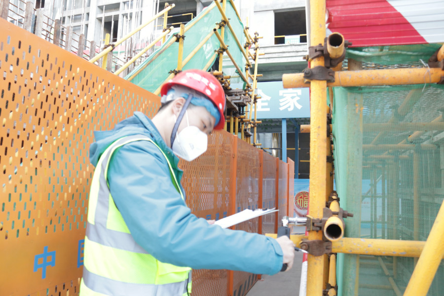 选手在实操比赛现场。中建海峡厦门公司供图