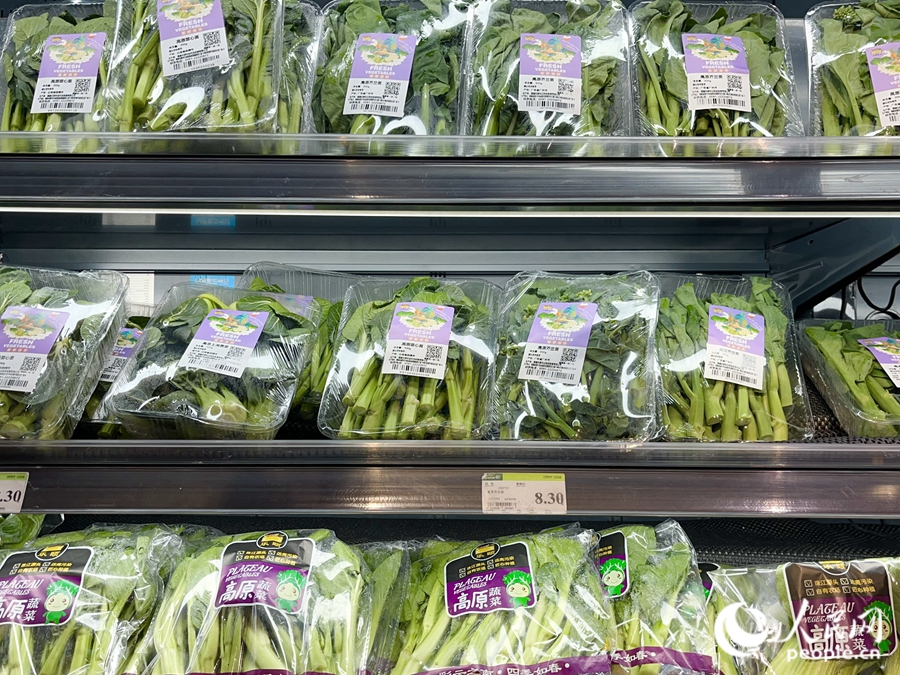 蔬菜供应充足。人民网 钱嘉禾摄