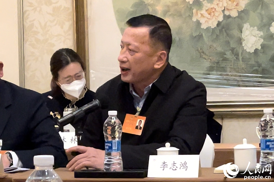漳平鴻鼎農場開發有限公司董事長李志鴻。人民網 林盈攝