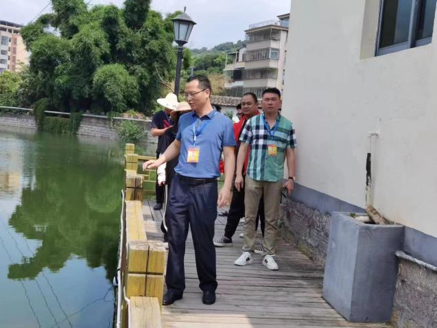 巡河现场。长乐区融媒体中心供图