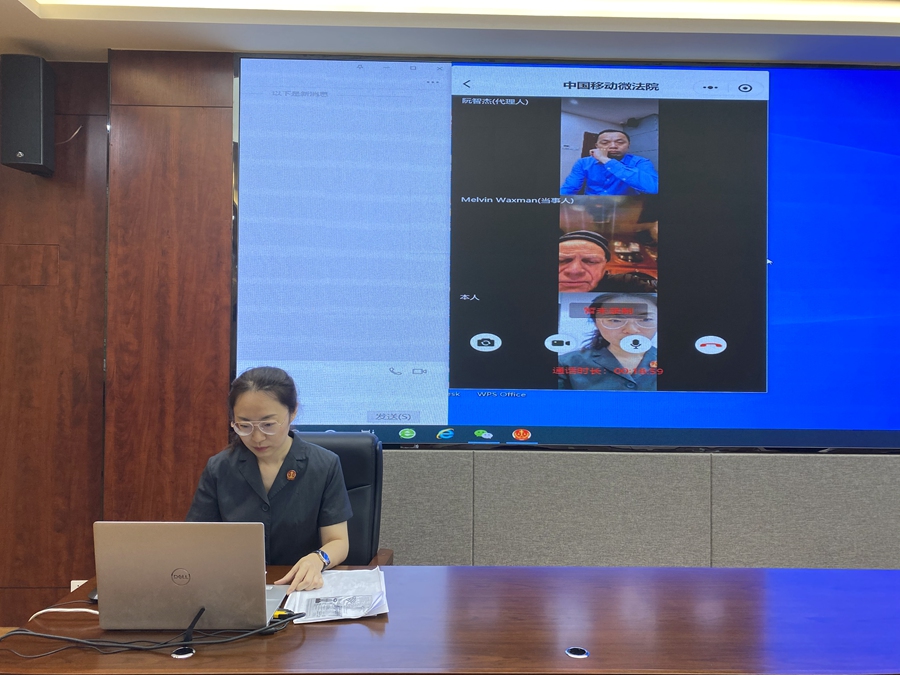 打造“全时空”诉讼服务，深化“为民办实事”实践成果。海沧法院供图