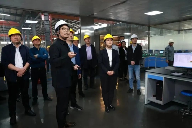 察看龙亿信远新能源负极材料深加工项目