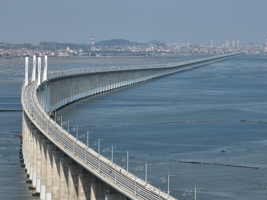 湄洲灣跨海大橋。胡鵬攝