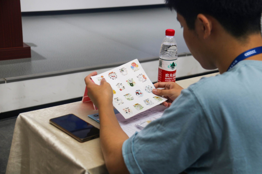 決賽現場，部分參賽隊伍的作品。主辦方供圖