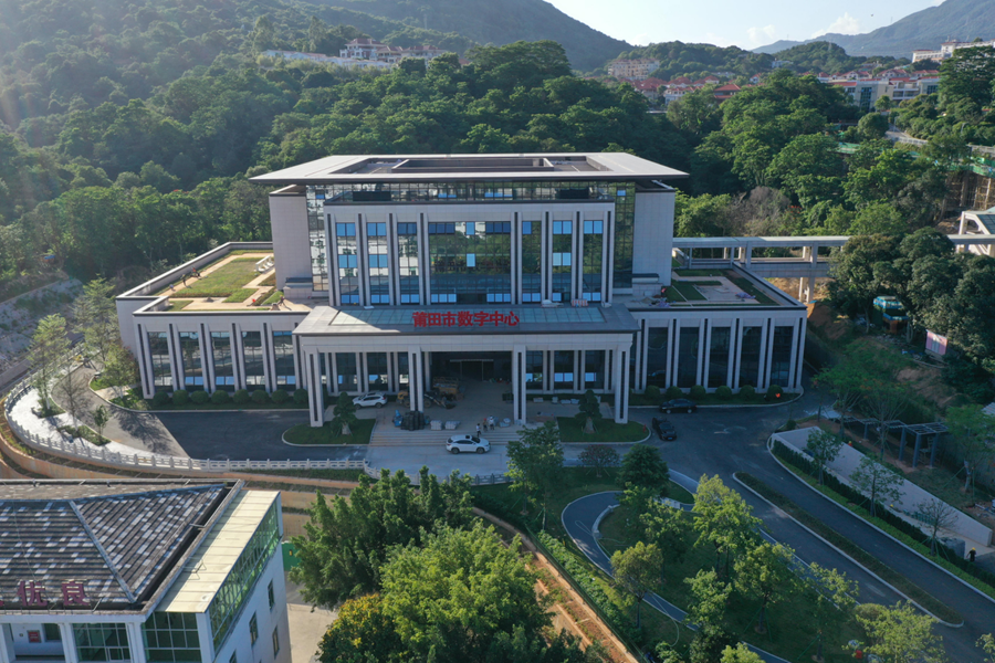 中建海峡莆田市数字中心项目现场。中建海峡供图