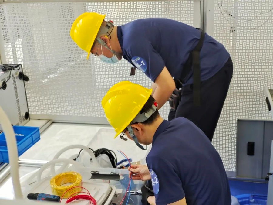比赛现场。厦门技师学院供图