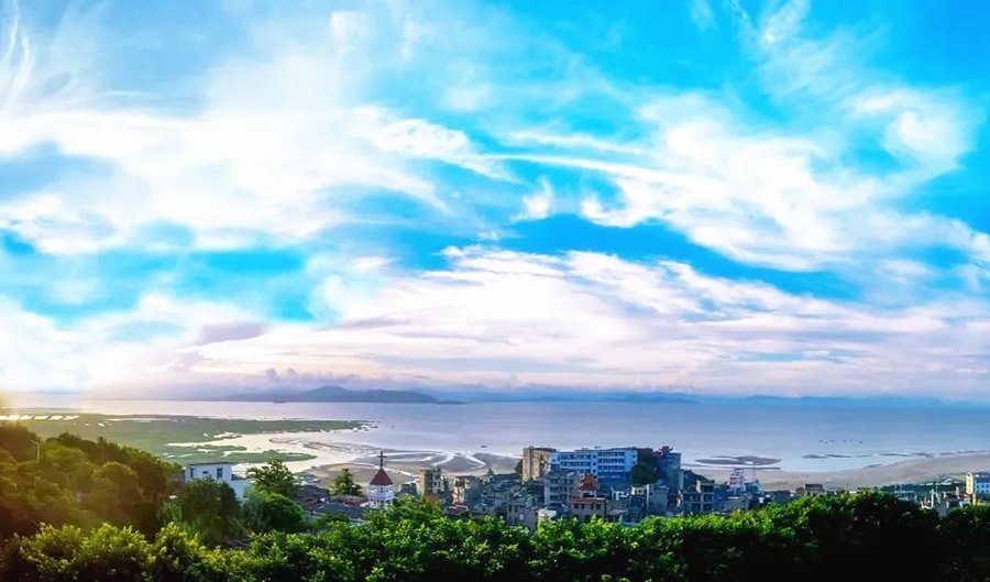 梅花镇。陈勋摄