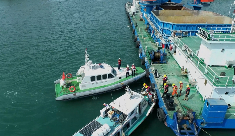 福建海事局加強應急救助力量配備，確保一旦發生海上險情能夠及時、有效、妥善處置。福建海事局供圖