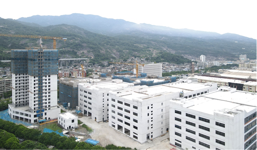 中建海峡总承包公司福州开发区新能源产业园项目。中建海峡供图